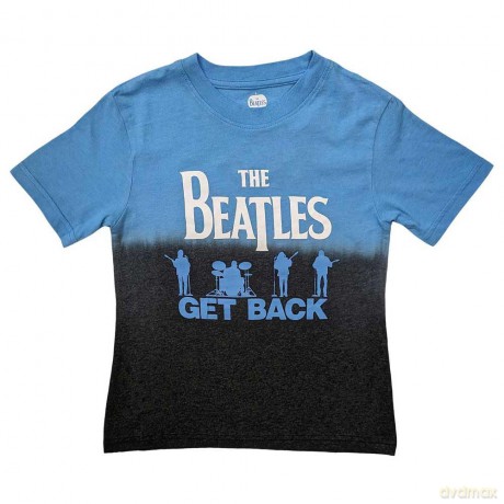 The Beatles: Kids T-Shirt: Get Back (Blue) (Wash Collection) (1-2 Years)