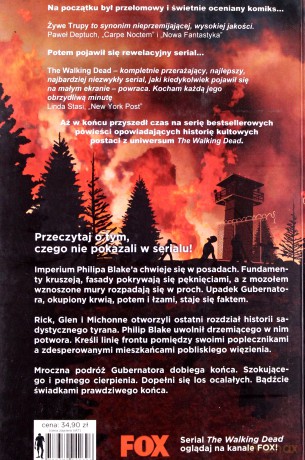 The Walking Dead. Żywe Trupy. Upadek Gubernatora. Część 2 - Robert Kirkman, Jay Bonansinga [KSIĄŻKA]