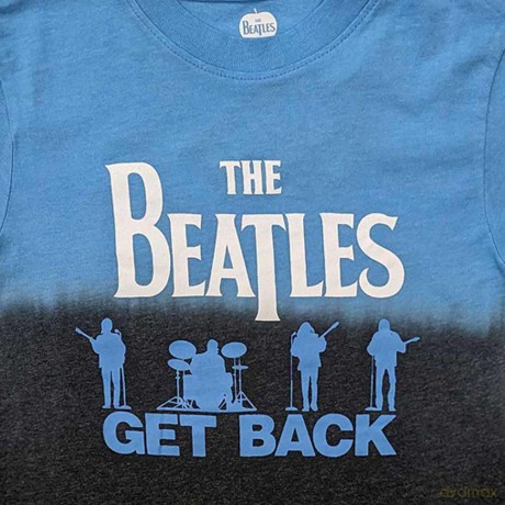 The Beatles: Kids T-Shirt: Get Back (Blue) (Wash Collection) (5-6 Years)