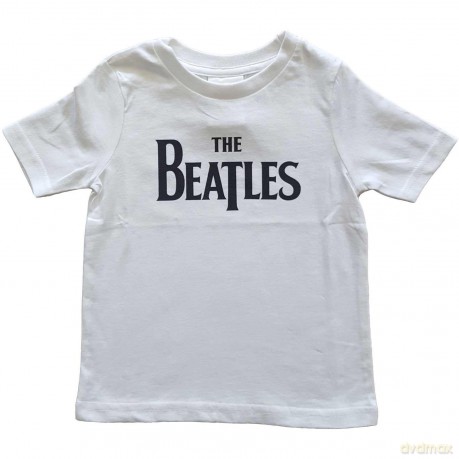 The Beatles: Kids Toddler T-Shirt: Drop T Logo (White) (0-3 Months)