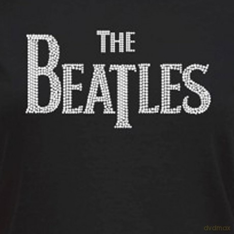 The Beatles: Ladies Fashion Tee: Drop T Logo with Rhinestone Application (Small)