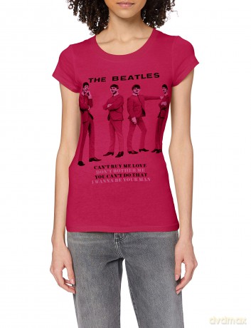 The Beatles: Ladies Fashion Tee: You can't do that (Medium)