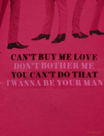 The Beatles: Ladies Fashion Tee: You can't do that (Medium)