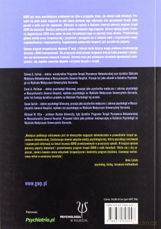 Poskromić ADHD. Podręcznik terapeuty. Poznawczo-behawioralna terapia dorosłych - Safren Steven, Sprich Susan, Perlman Carol, Otto M [KSIĄŻKA]