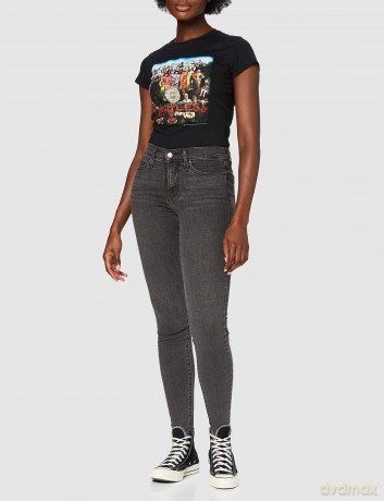 The Beatles: Ladies Premium Tee: Sgt Pepper with Back Printing (Medium)