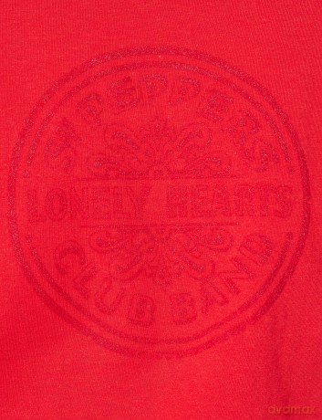 The Beatles: Ladies Premium Tee: Sgt Pepper with Back Printing (Small)