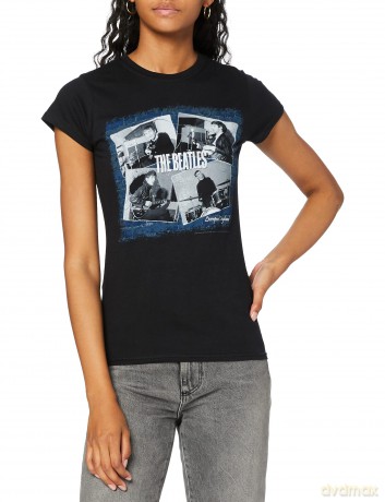 The Beatles: Ladies Premium Tee: at the Cavern with Back Printing (X-Large)