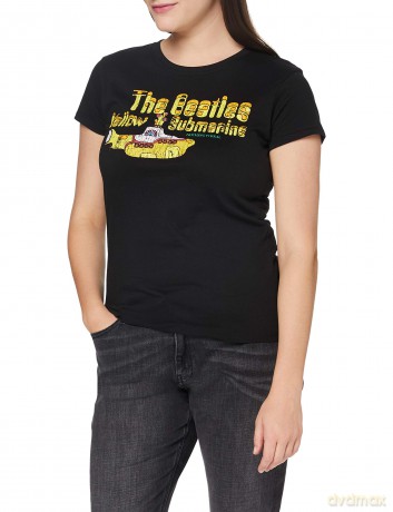 The Beatles: Ladies Retail Pack T-Shirt: Nothing Is Real (Black) (XX-Large)