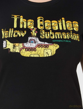 The Beatles: Ladies Retail Pack T-Shirt: Nothing Is Real (Black) (XX-Large)