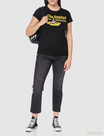 The Beatles: Ladies Retail Pack T-Shirt: Nothing Is Real (Black) (XX-Large)