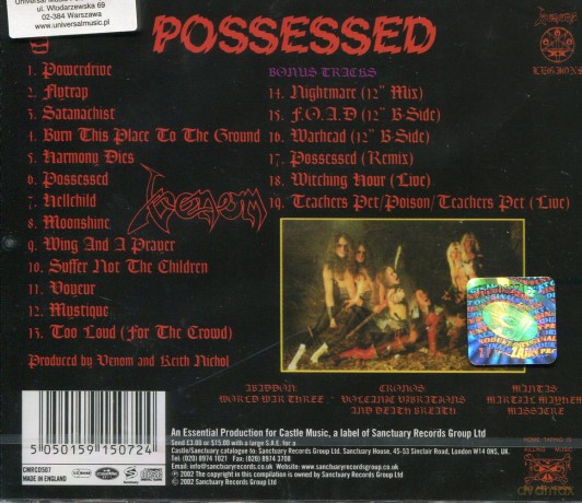Venom: Possessed [CD]