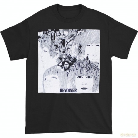 The Beatles: Ladies T-Shirt: Revolver Album Cover (Black) (Medium)
