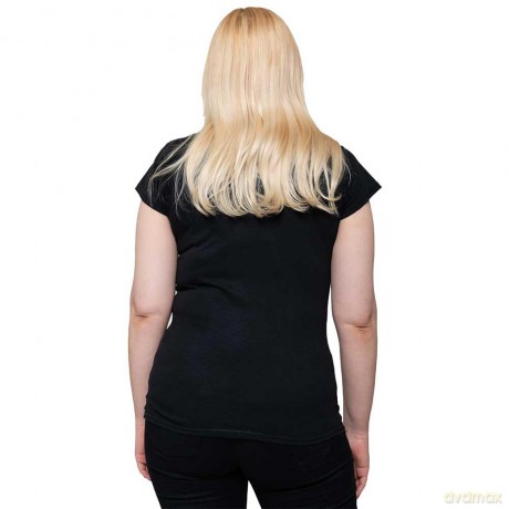 The Beatles: Ladies T-Shirt: Revolver Crystals (Black) (Embellished) (Small)