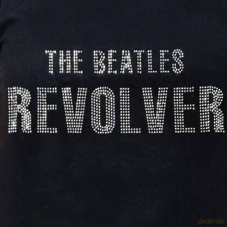 The Beatles: Ladies T-Shirt: Revolver Crystals (Black) (Embellished) (Small)