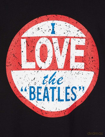 The Beatles: Ladies T-Shirt: Vintage I Love (Black) (Back Print) (XX-Large)