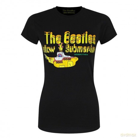 The Beatles: Ladies Tee: Nothing is Real (Retail Pack) (Large)