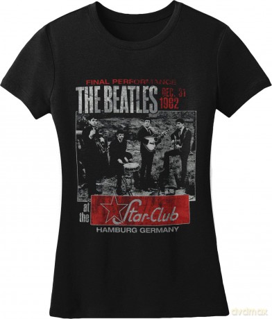 The Beatles: Ladies Tee: Star Club, Hamburg (Small)