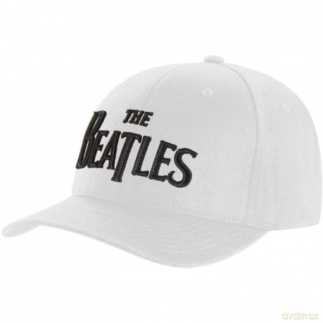 The Beatles: Men's Baseball Cap: Black Drop T Logo (White)