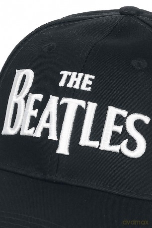 The Beatles: Men's Baseball Cap: Drop T Logo (Black)