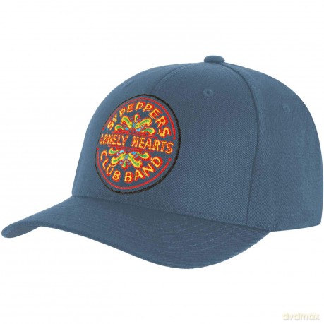 The Beatles: Men's Baseball Cap: Sgt Pepper Drum (Denim Blue)