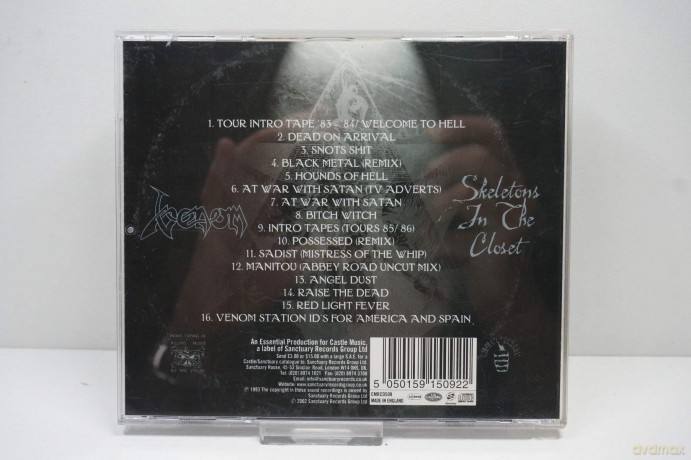 Venom: Skeletons In The Closet [CD]