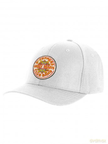 The Beatles: Men's Baseball Cap: Sgt Pepper Drum (White)