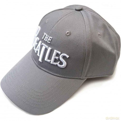 The Beatles: Men's Baseball Cap: White Drop T Logo (Grey)