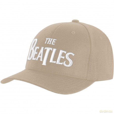 The Beatles: Men's Baseball Cap: White Drop T Logo (Sand)