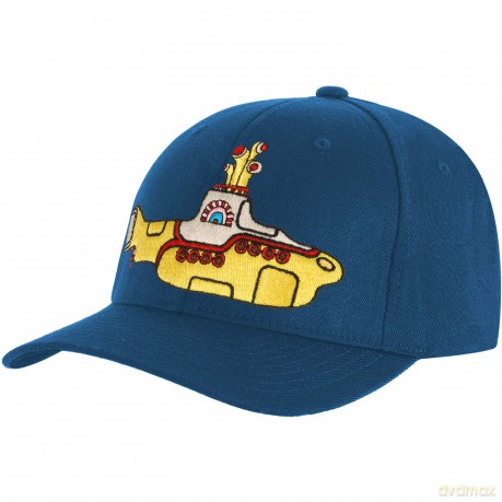 The Beatles: Men's Baseball Cap: Yellow Submarine (Mid Blue)