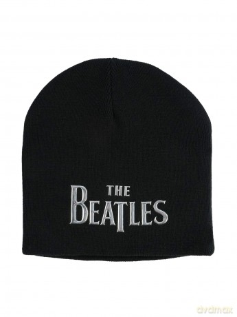 The Beatles: Men's Beanie Hat: Drop T Logo (Sonic Silver)