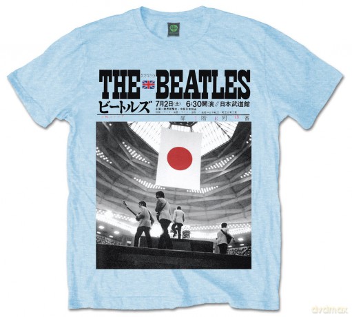 The Beatles: Men's Premium Tee: At the Budokan (Medium)