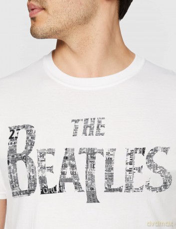 The Beatles: Men's Premium Tee: Drop T Tickets (X-Large)