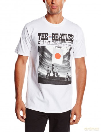 The Beatles: Men's Premium Tee: Live at the Budokan (X-Large)