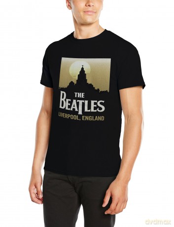 The Beatles: Men's Premium Tee: Liverpool England (Large)