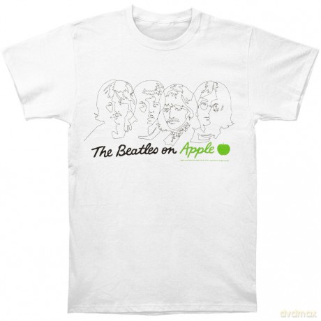 The Beatles: Men's Premium Tee: On Apple with Back Printing (X-Large)