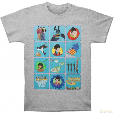 The Beatles: Men's Premium Tee: Sub Montage (X-Large)