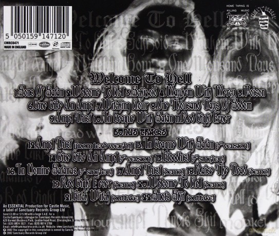 Venom: Welcome To Hell [CD]