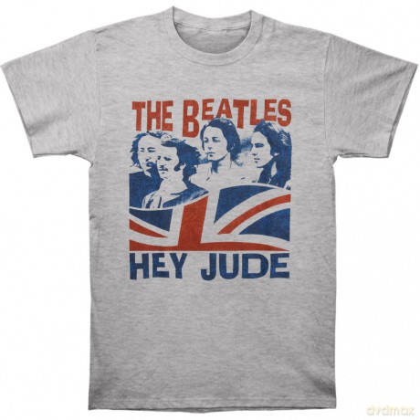 The Beatles: Men's Premium Tee: Windswept/Hey Jude (Large)