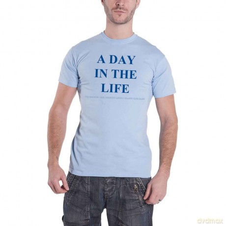 The Beatles: Men's Tee: A Day in the Life (Back Print) (Large)