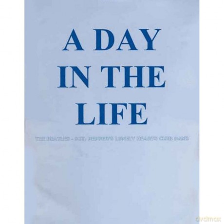 The Beatles: Men's Tee: A Day in the Life (Back Print) (Large)