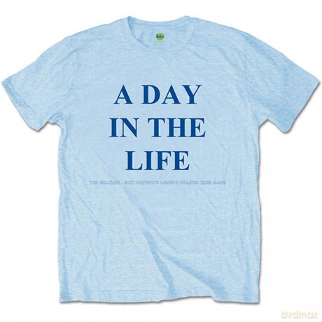 The Beatles: Men's Tee: A Day in the Life (Back Print) (Medium)