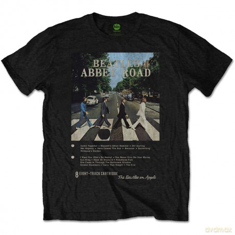 The Beatles: Men's Tee: Abbey Road 8 Track (Medium)