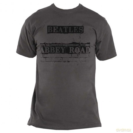 The Beatles: Men's Tee: Abbey Road Sign (Large)