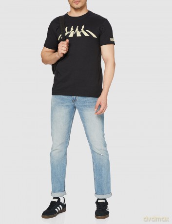 The Beatles: Men's Tee: Abbey Road Silhouette (XX-Large)