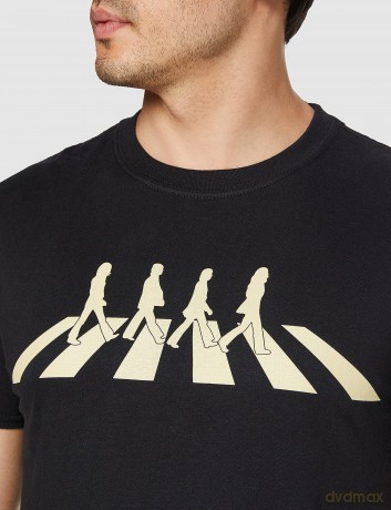 The Beatles: Men's Tee: Abbey Road Silhouette (XX-Large)