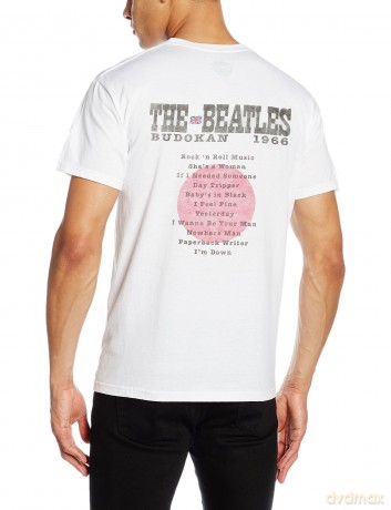 The Beatles: Men's Tee: Budokan Set List (X-Large)