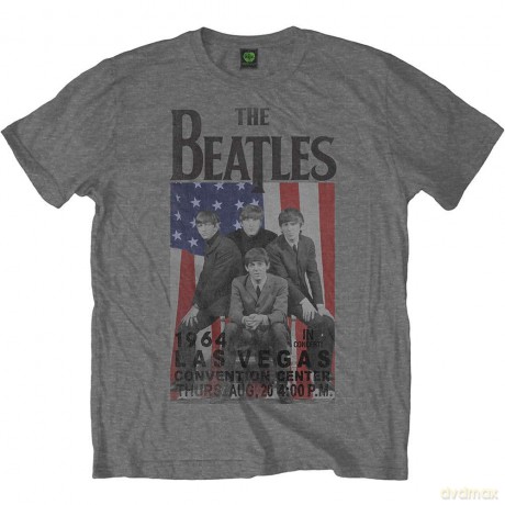 The Beatles: Men's Tee: Flag/Vegas (Medium)