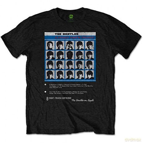 The Beatles: Men's Tee: Hard Days Night 8 Track (Small)