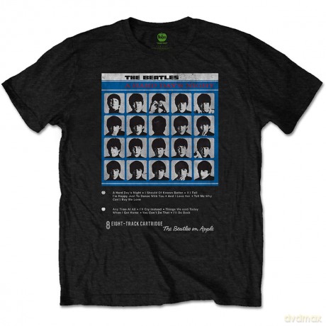 The Beatles: Men's Tee: Hard Days Night 8 Track (X-Large)
