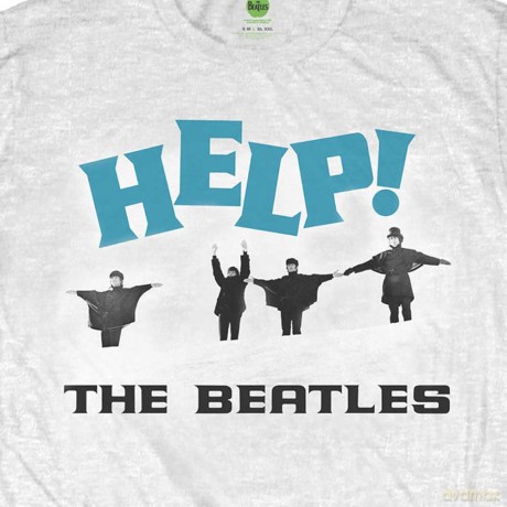 The Beatles: Men's Tee: Help! Snow (Medium)